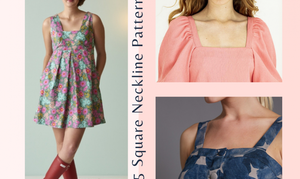 15 Square Neckline Patterns – She Sews Happiness